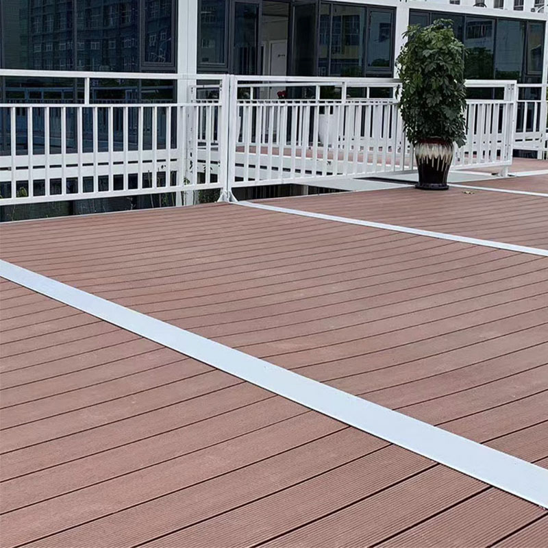 Outdoor Wpc Decking Hollow Swimming Pool Composite Board Floor Wood Plastic Texture Waterproof