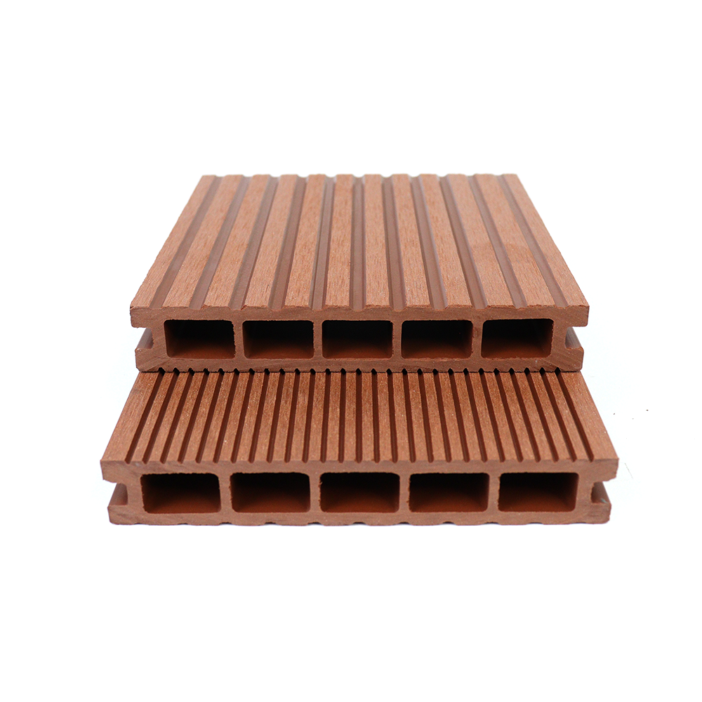 Wood Flooring Outdoor Building Soundproof Composite 3D Embossed Wood PVC Flooring Customized WPC Decking for Decoration