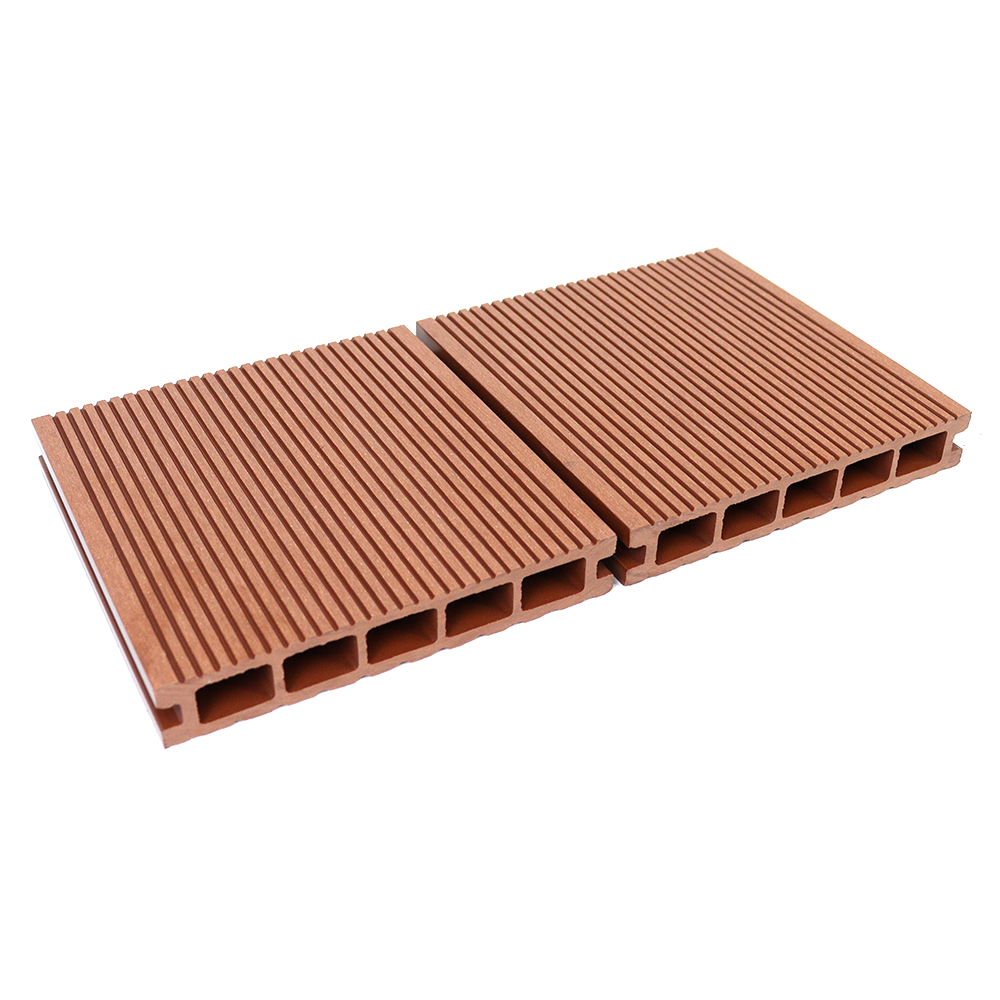 Wood Flooring Outdoor Building Soundproof Composite 3D Embossed Wood PVC Flooring Customized WPC Decking for Decoration