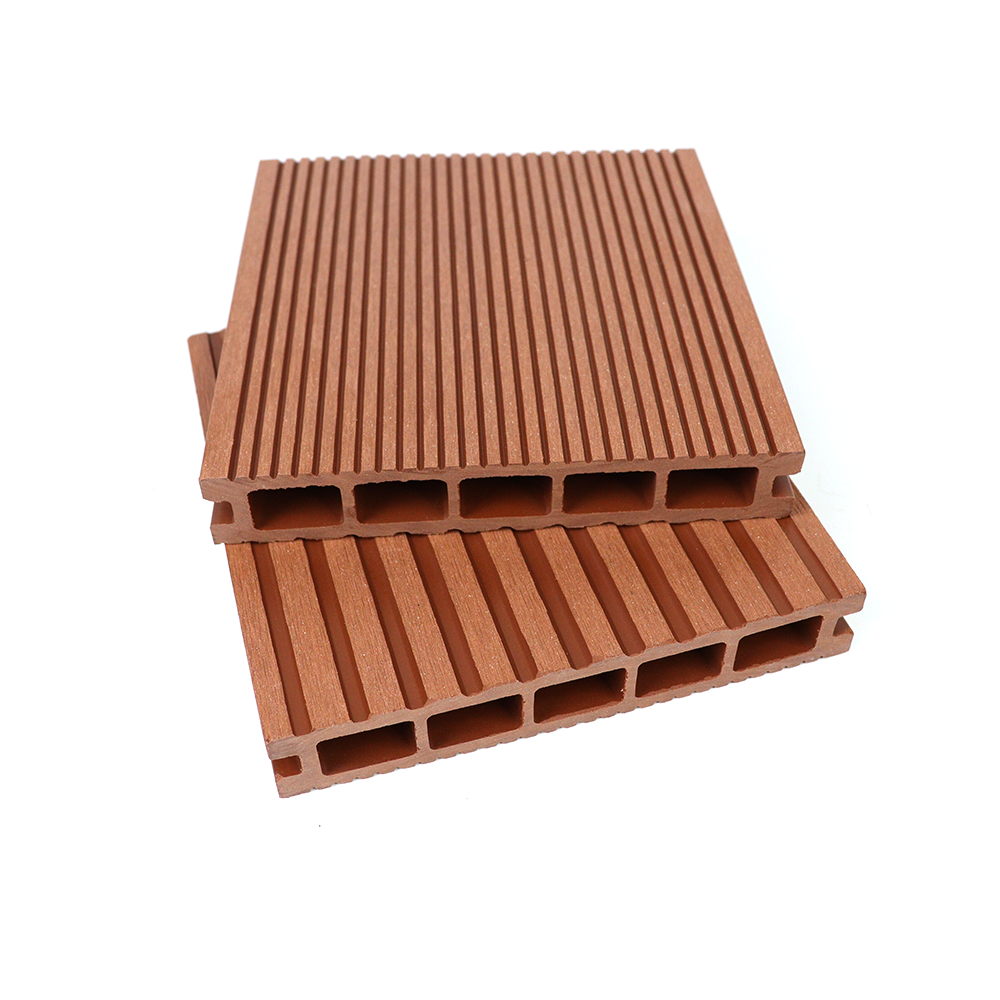 Wood Flooring Outdoor Building Soundproof Composite 3D Embossed Wood PVC Flooring Customized WPC Decking for Decoration