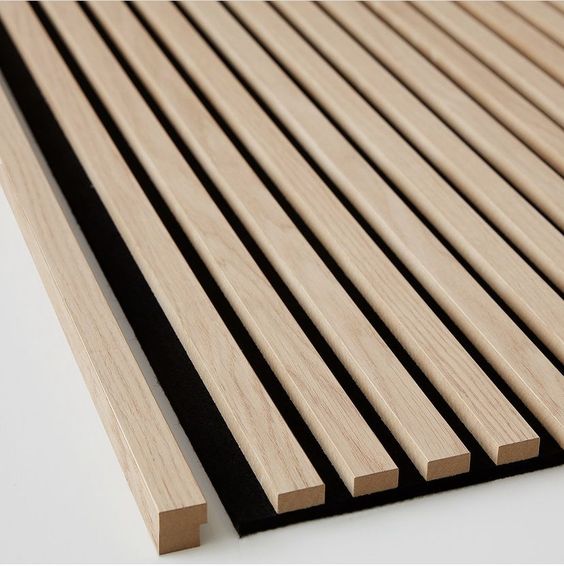 Fireproof B1 Acoustic Slat Wall Panels Featuring Wooden Texture for Stylish Sound Absorption