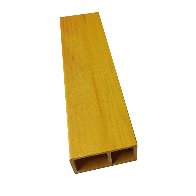 Professional design Wood plastic composite Interior WPC timber tube Easy install wpc composite plastic wood timber tube