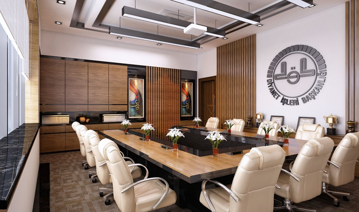 Meeting Room Decoration – WPC Wall Panel Design