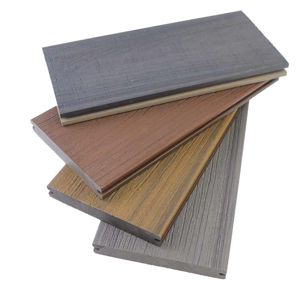 Waterproof Outdoor Flooring WPC Decking Plank Co-extrusion composite decking boards