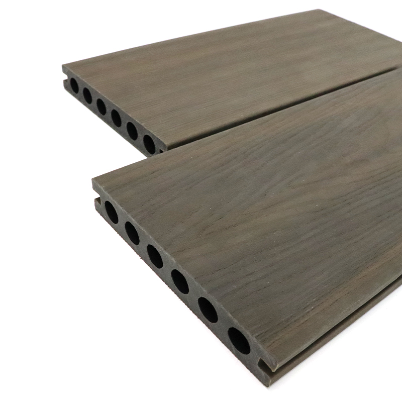 Outdoor Engineered Co Extrusion Wood Plastic Composite Deck Boards Wood Texture Flooring Hardwood Surface WPC Decking