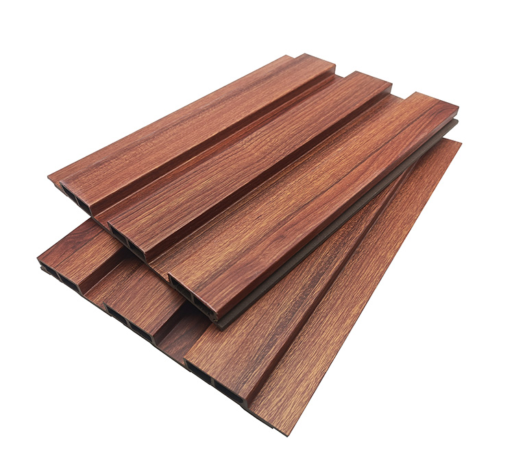 Metal Wooden PVC Veneer Fluted Wall Panel Solid Wall Panels Waterproof Flame Retardant Decorative WPC Wall Panel 