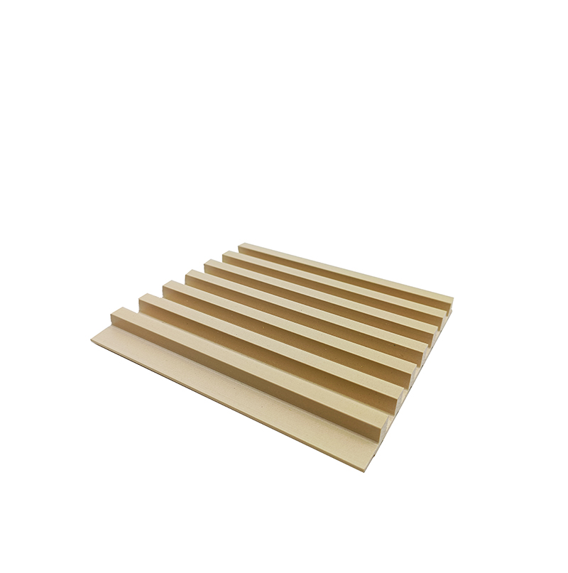 Fluted 3D Wood Wall Panel Cladding for Interior Design Decorative Wood Panels and Premium WPC Solid Wall Cladding