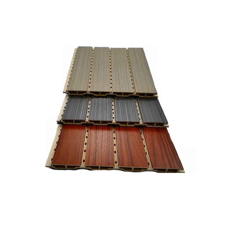 Decoration-Materials WPC PVC Acoustic Wood Fiber Interior Decoration Wall-Panels Cladding Panels 