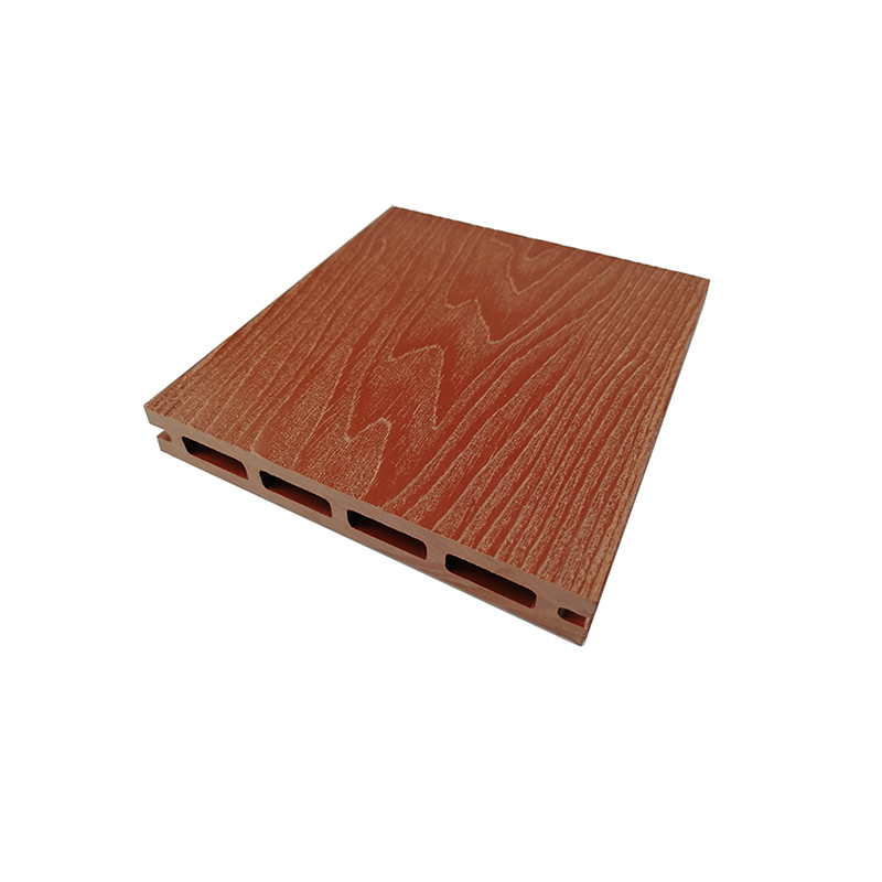  Wood Plastic Composite Outdoor WPC Decking Wood Grain Design Embossing Surface For Swimming Pool