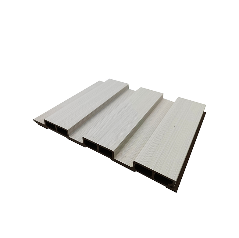 Fluted WPC Wall Cladding Eco-friendly Building PVC Decorative Covering Interior Wood Composite Wall Panel Interior