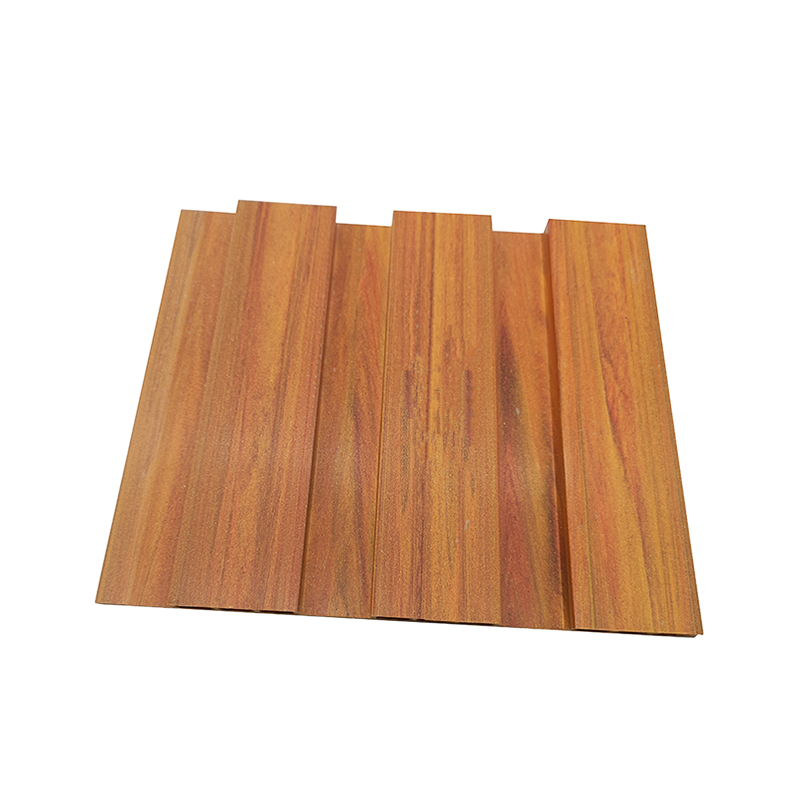 Wood Plastic PVC Wall Panel WPC PVC Cladding Boards Interior Exterior Fluted Wall Panels WPC Wall Panel 