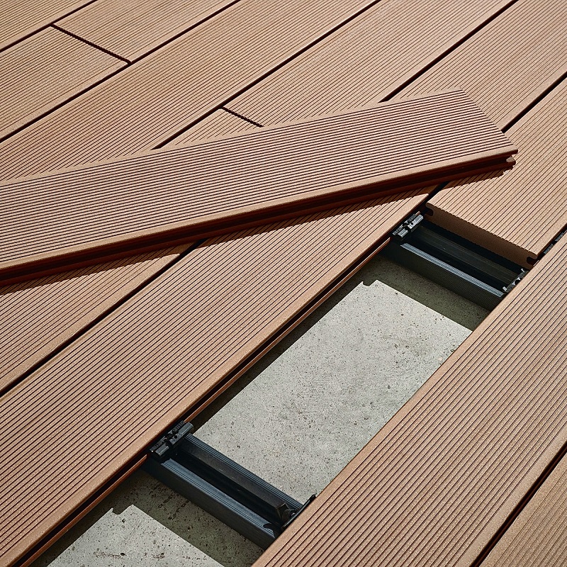 Eco-friendly WPC flooring outdoor decking composite Coextrusion WPC Wood Plastic Deck