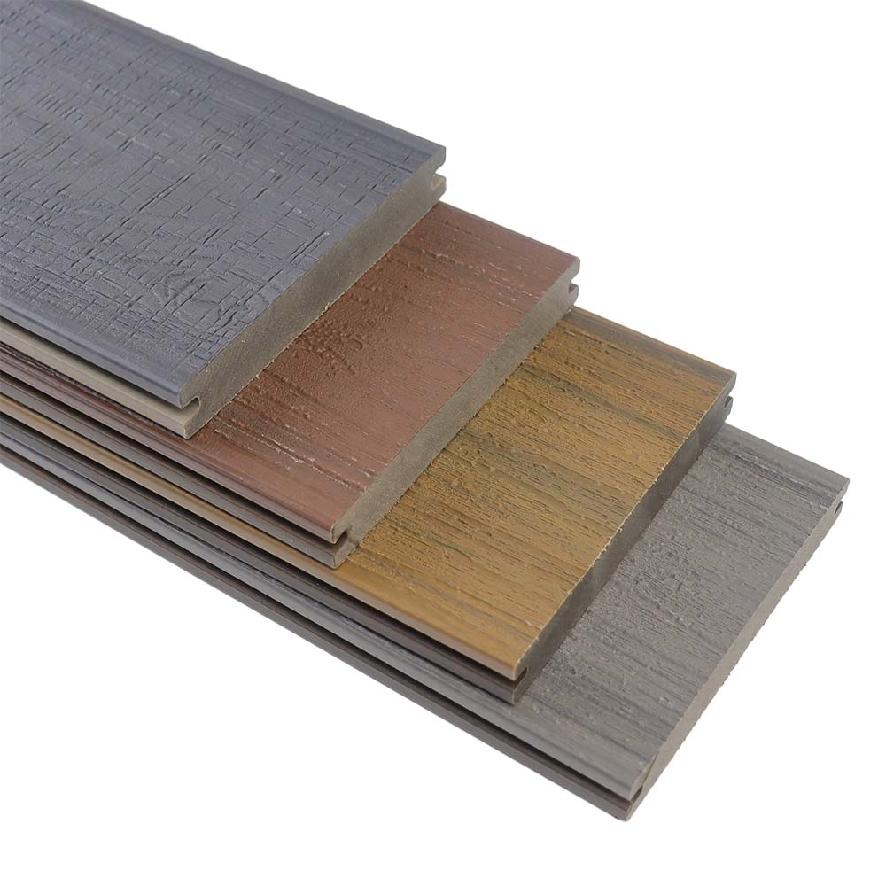 Waterproof Outdoor Flooring WPC Decking Plank Co-extrusion composite decking boards