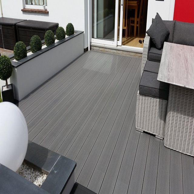 3D Embossed Woodgrain outdoor waterproof wpc flooring WPC Composite decking