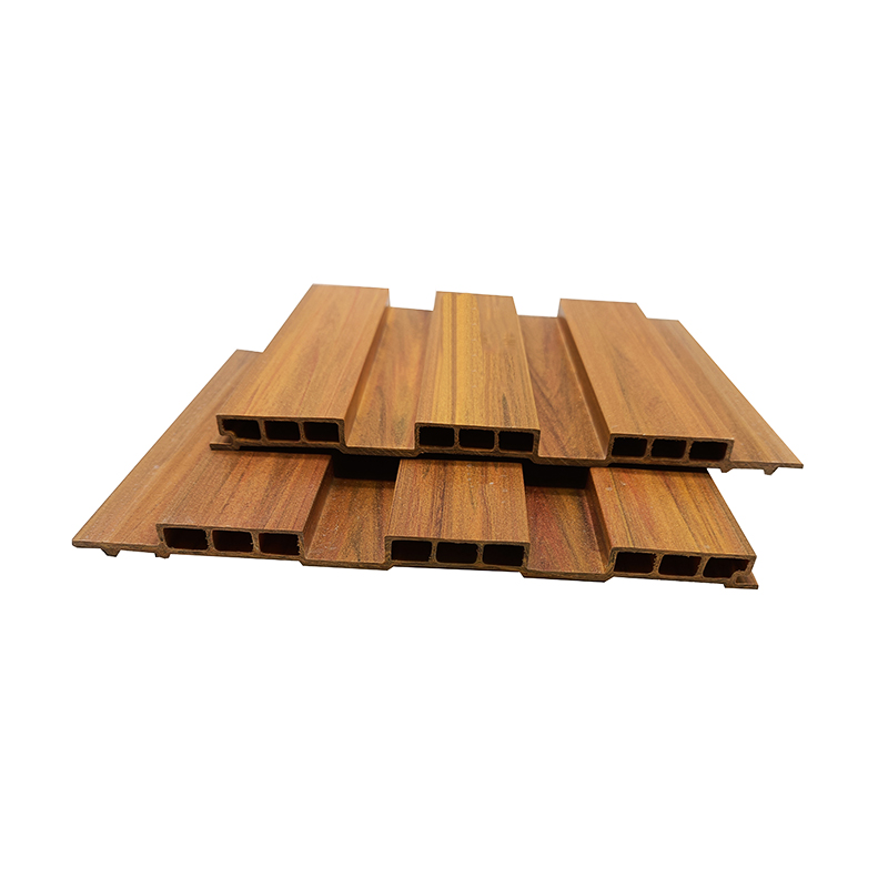 Wood Plastic PVC Wall Panel WPC PVC Cladding Boards Interior Exterior Fluted Wall Panels WPC Wall Panel 