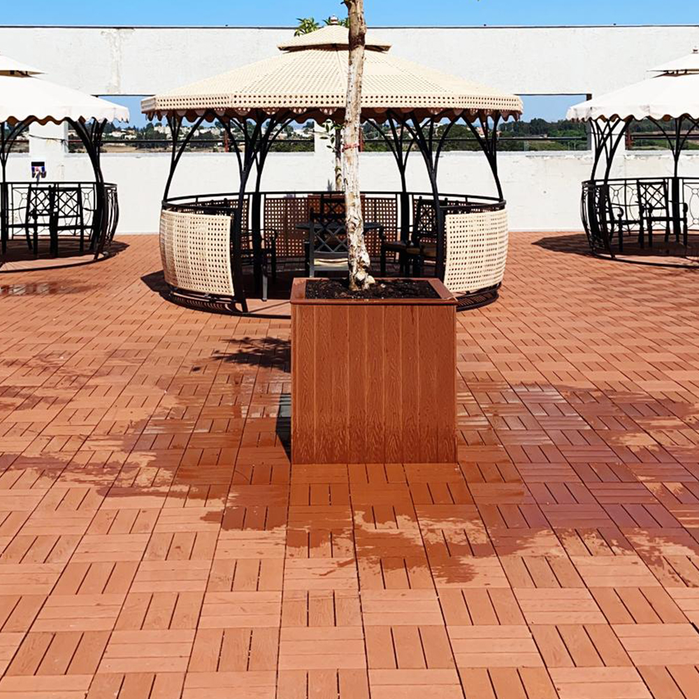 Wood-plastic composite (WPC) outdoor decking