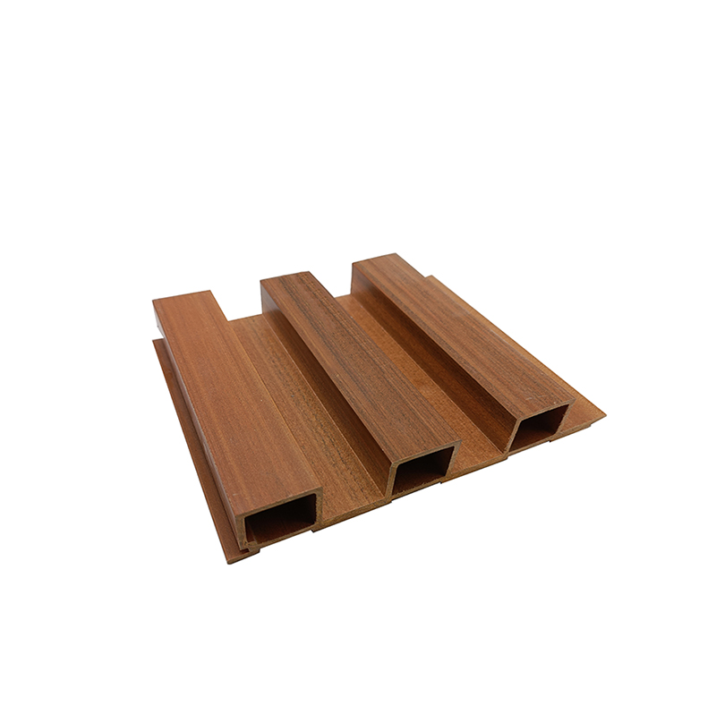  Laminated Decorative Wood Grain Indoor WPC Panel for Wall and Ceiling Decoration 