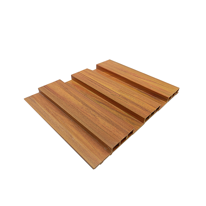 Wood Plastic PVC Wall Panel WPC PVC Cladding Boards Interior Exterior Fluted Wall Panels WPC Wall Panel 