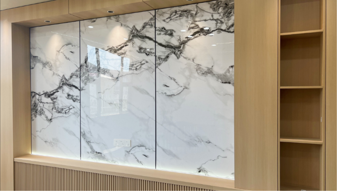 Bamboo Charcoal Wall Panels for Modern Corporate Conference Room Design