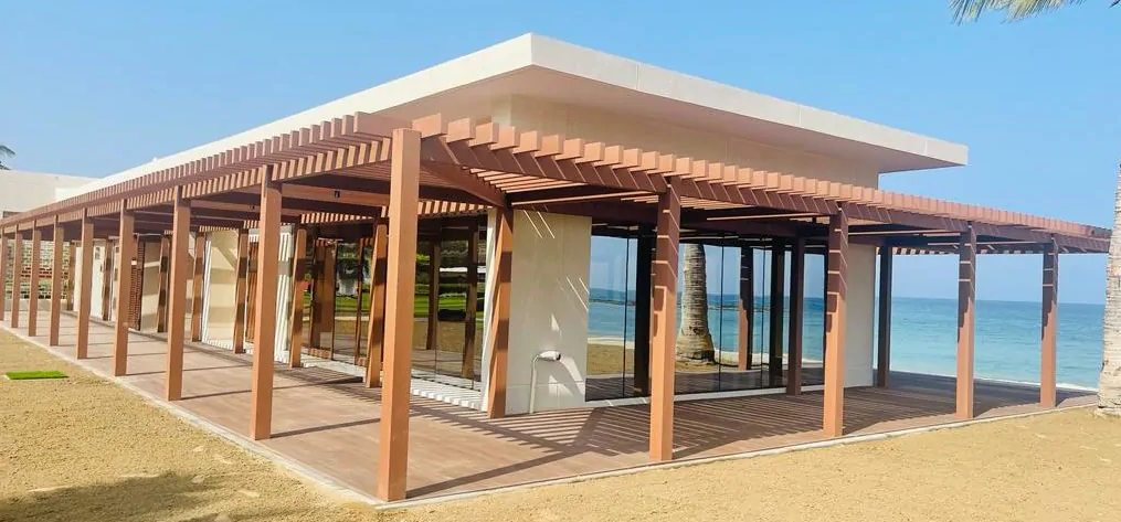 Durable Eco-Friendly WPC Pergola for Outdoor Garden and Balcony Projects