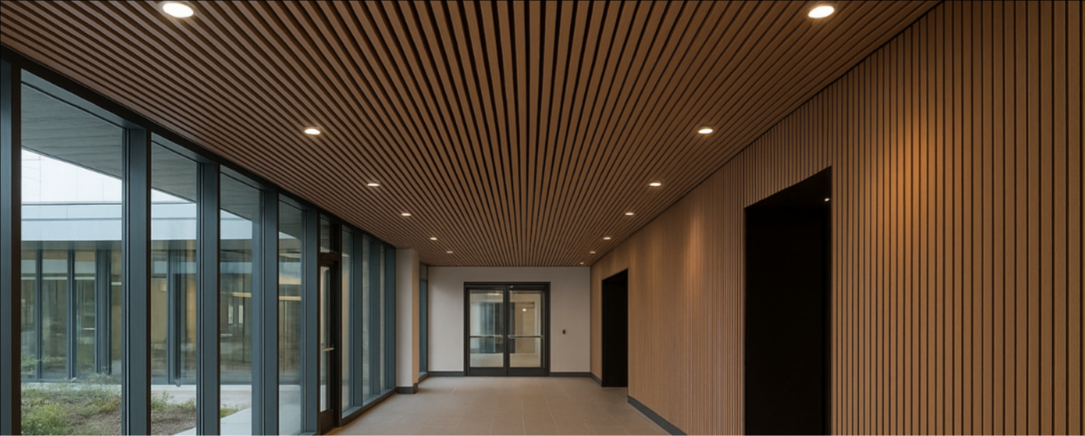 Global WPC Ceiling Projects and Design Applications – Modern Engineering Solutions Worldwide