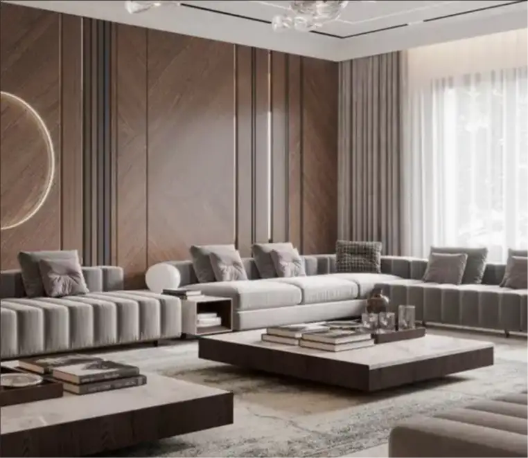 Bamboo Charcoal Wall Panels for Modern Corporate Conference Room Design