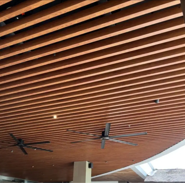 Enhance Acoustic and Aesthetic Performance with WPC Ceiling Baffles
