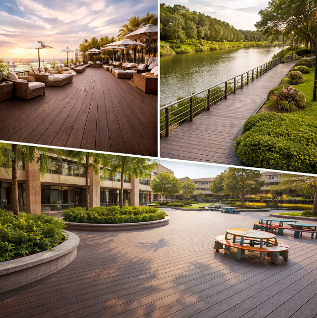 Co-Extruded WPC Decking in Hotel, Government & School Projects | Case Study