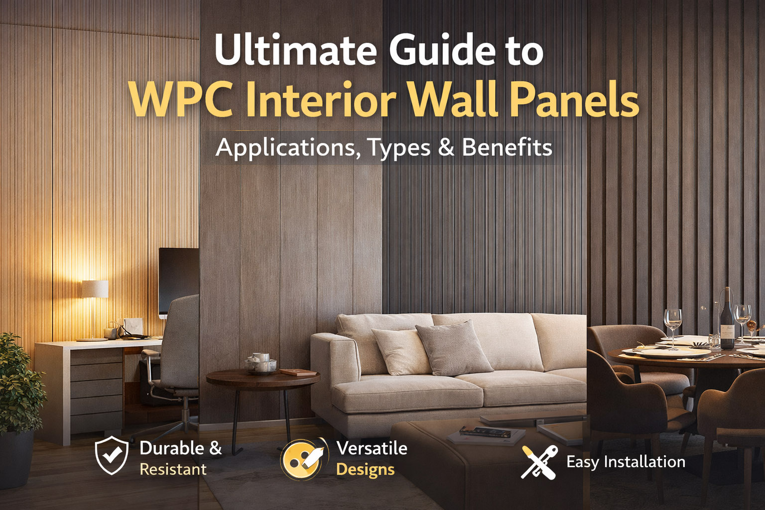 Ultimate Guide to WPC Interior Wall Panels: Applications, Types & Benefits