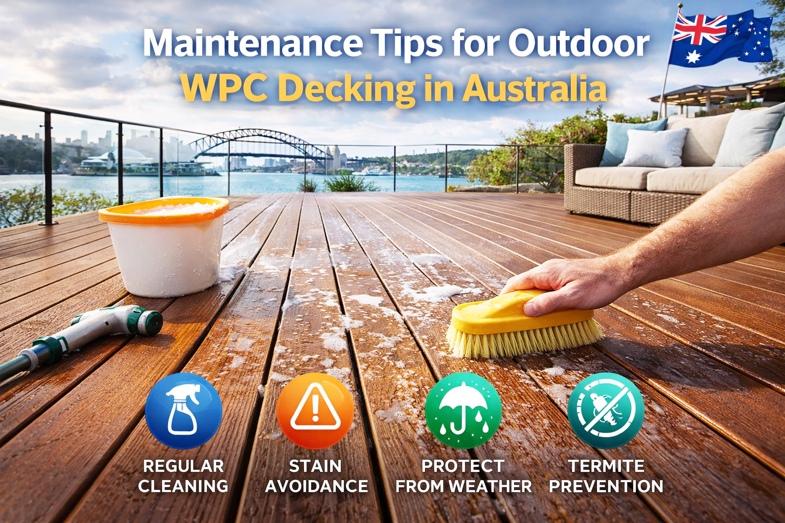 Maintenance Tips for Outdoor WPC Decking in Australia