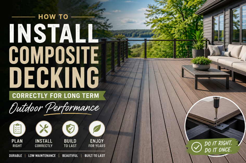 How to Install Composite Decking Correctly for Long Term Outdoor Performance