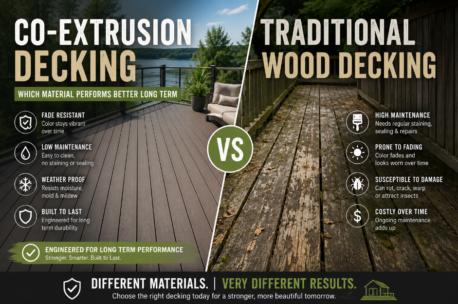 Co-Extrusion Decking vs Traditional Wood Decking Which Material Performs Better Long Term