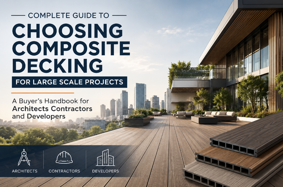 Complete Guide to Choosing Composite Decking for Large Scale Projects A Buyer’s Handbook for Architects Contractors and Developers