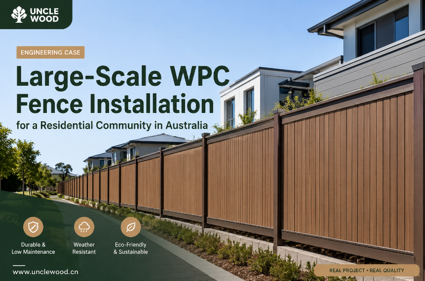 Large-Scale WPC Fence Installation for a Residential Community in Australia
