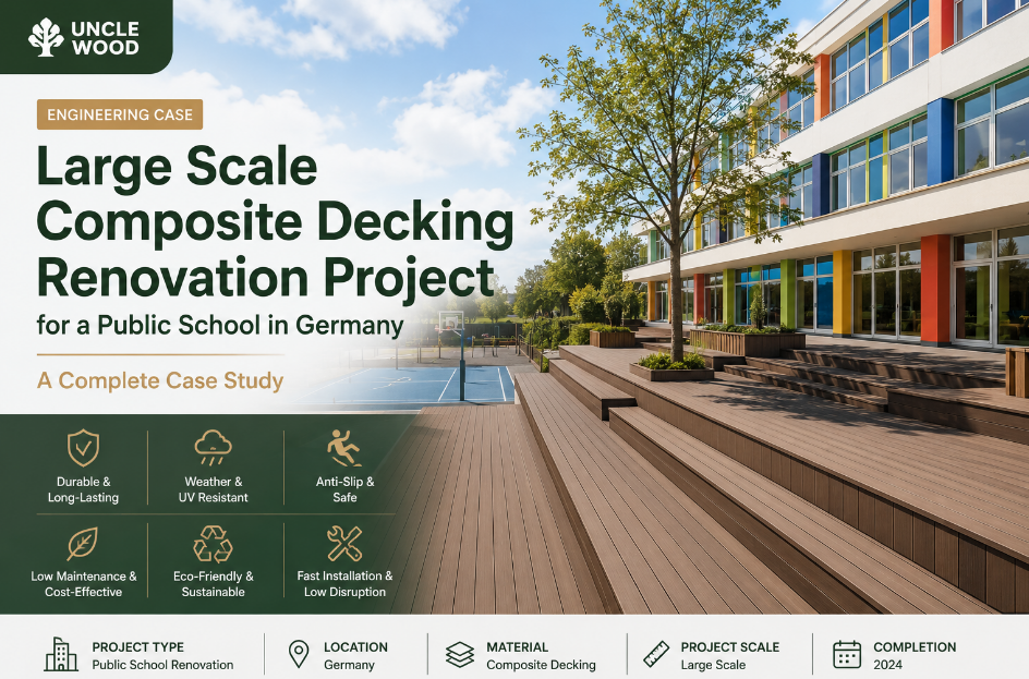 Large Scale Composite Decking Renovation Project for a Public School in Germany A Complete Case Study