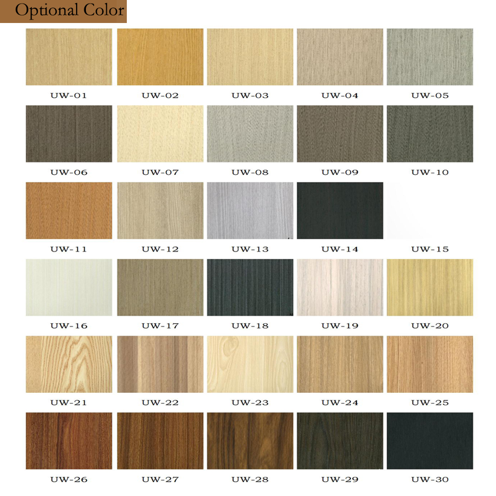  Laminated Decorative Wood Grain Indoor WPC Panel for Wall and Ceiling Decoration 