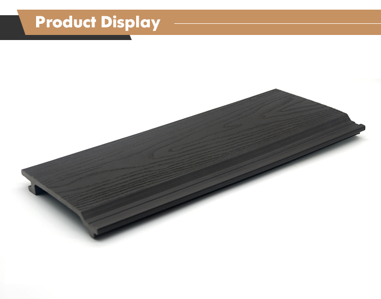 Factory 3D Exterior Cladding Solid ASA Wood Fluted Wall Panels Interior Decorative Wpc Fluted Wood Wall Panel