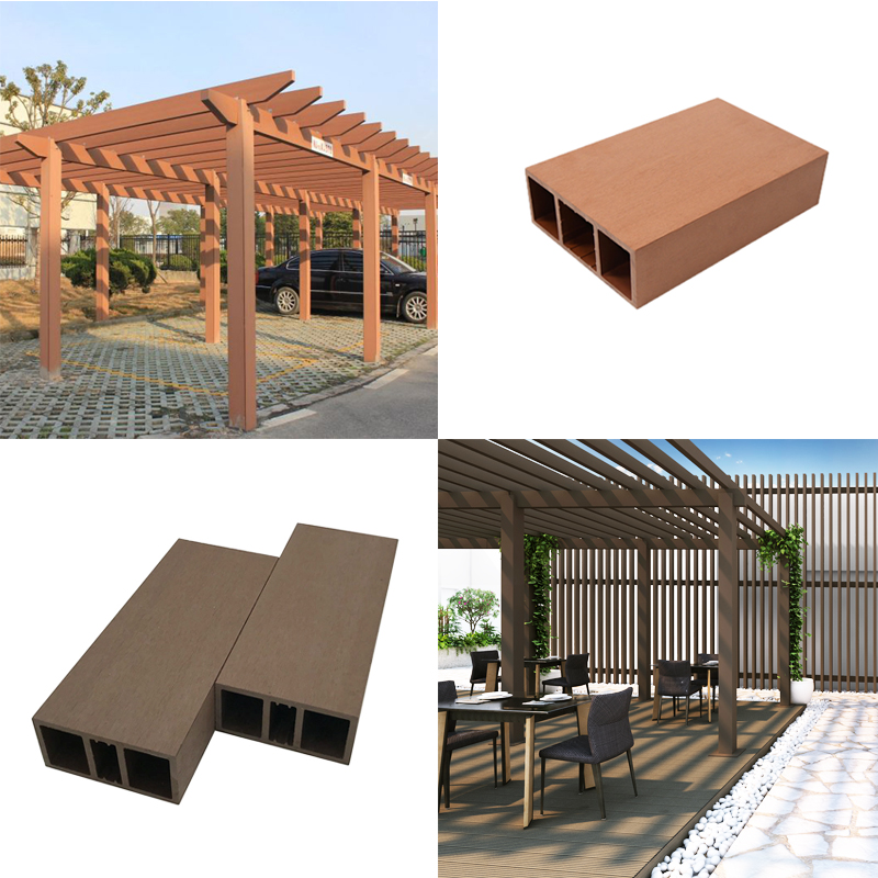 Special Design WPC Waterproof Composite Handrail Railing for Outdoor Decking