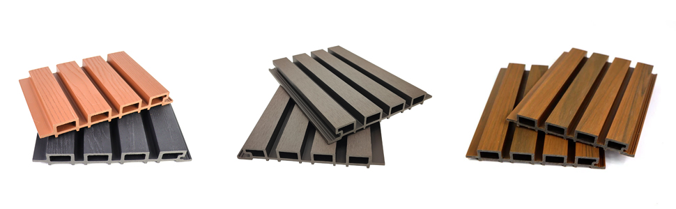 Reasonable Price Wpc Cladding Exterior Interior Decoration Composite Board Outdoor WPC Decking Slat Fluted Wpc Wall Panel