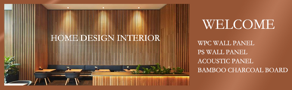 Decoration-Materials WPC PVC Acoustic Wood Fiber Interior Decoration Wall-Panels Cladding Panels 