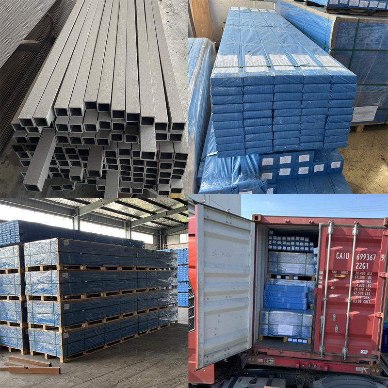 Special Design WPC Waterproof Composite Handrail Railing for Outdoor Decking