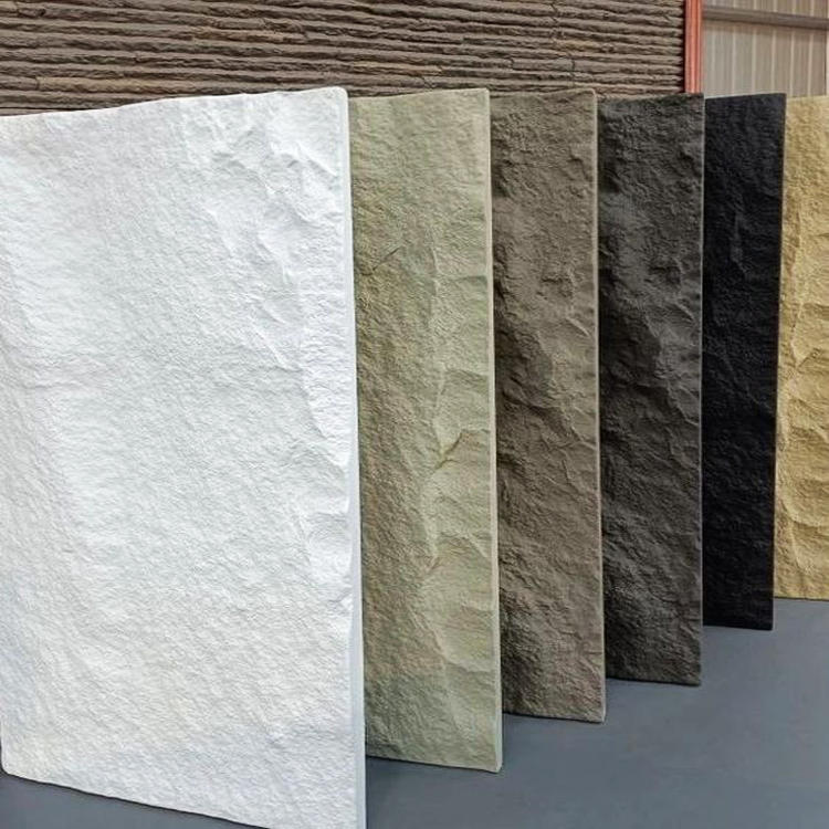 Polyurethane PU Faux Artificial Culture Stone Exterior Decorative Wall Panels