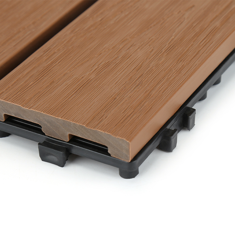 Wholesale Solid WPC Decking Hard Wearing Co-Extrusion Composite Deck Waterproof WPC Outdoor Decking Floor Tile 