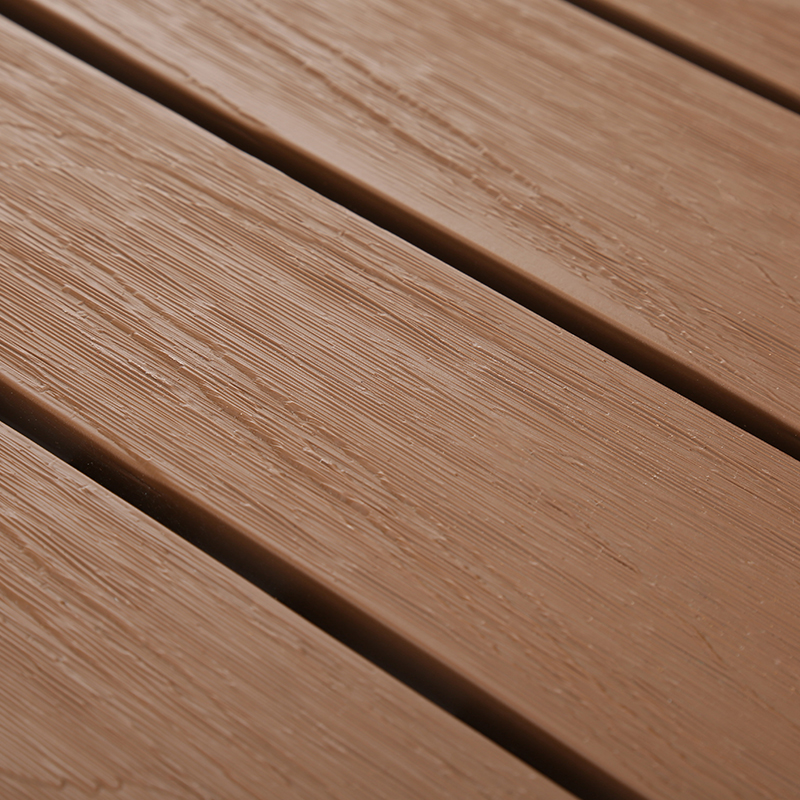 Wholesale Solid WPC Decking Hard Wearing Co-Extrusion Composite Deck Waterproof WPC Outdoor Decking Floor Tile 