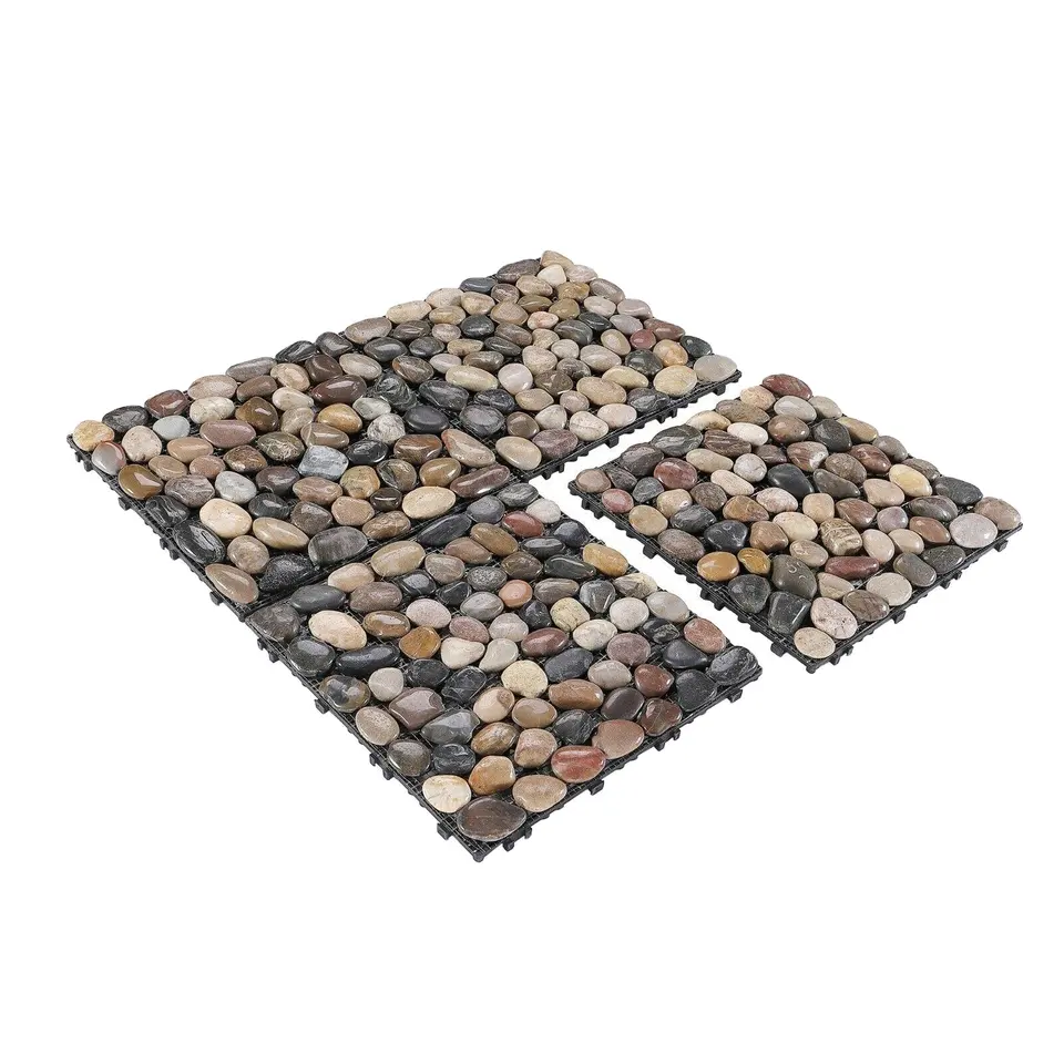 UV-Stable Commercial Domestic Decking Tile DIY Granite Stone Tile Flooring 