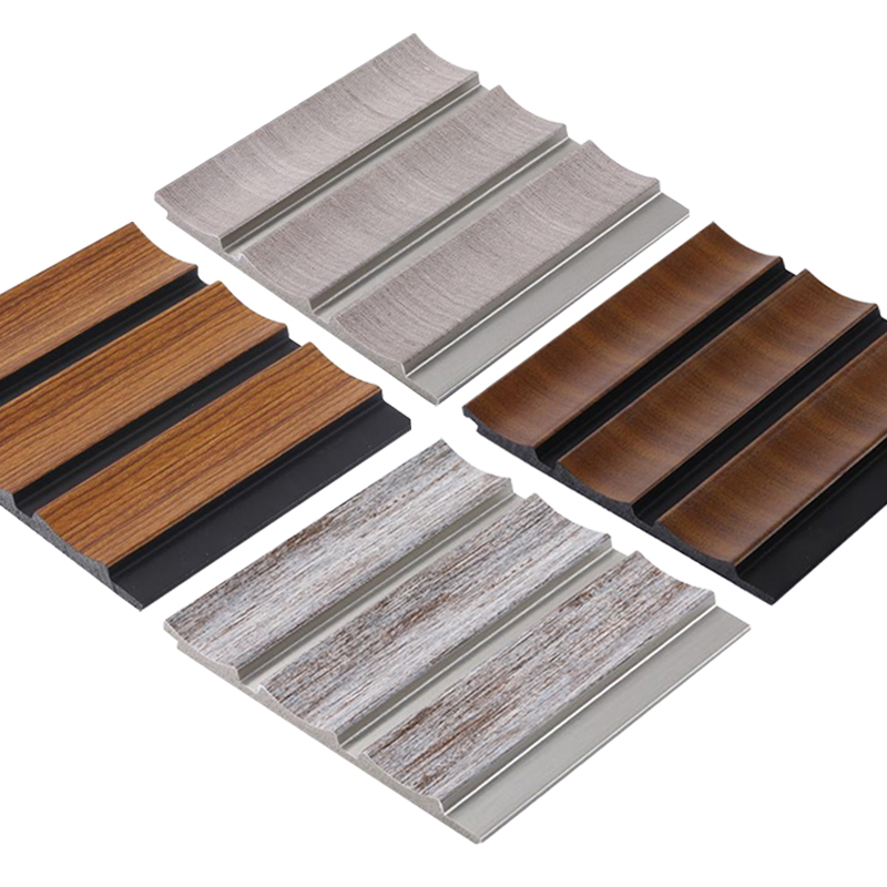 Plastic Slat wall High Cost Performance Low Price Beautiful Design Decoration PS Decorative Fluted Wall Panel