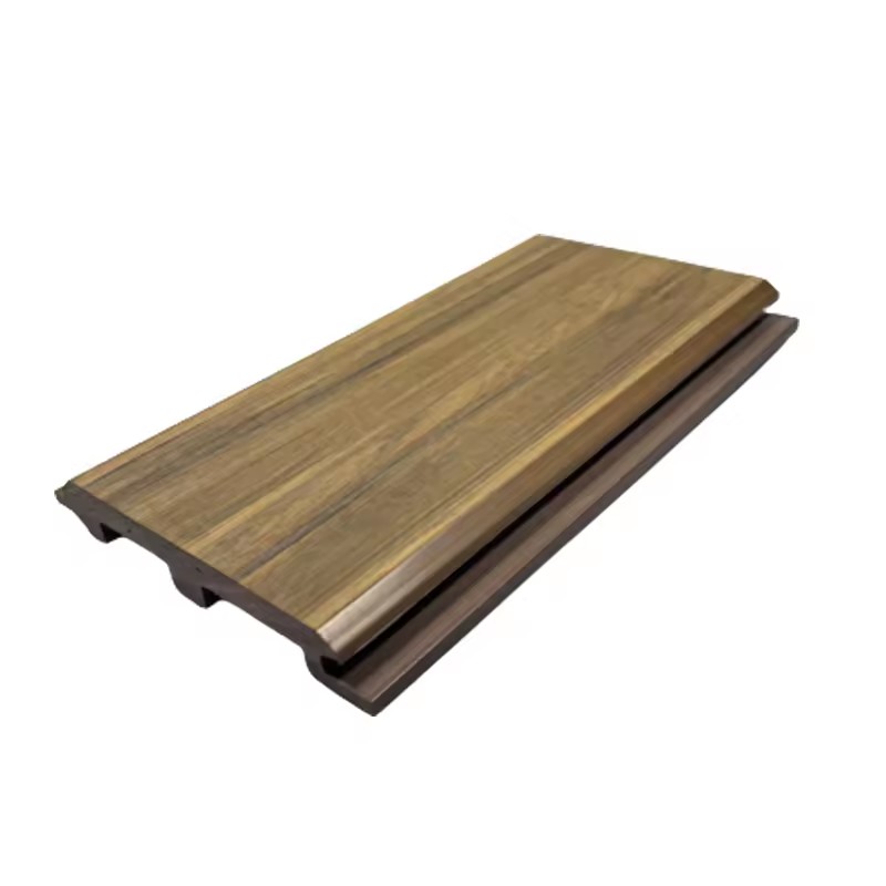 Factory 3D Exterior Cladding Solid ASA Wood Fluted Wall Panels Interior Decorative Wpc Fluted Wood Wall Panel