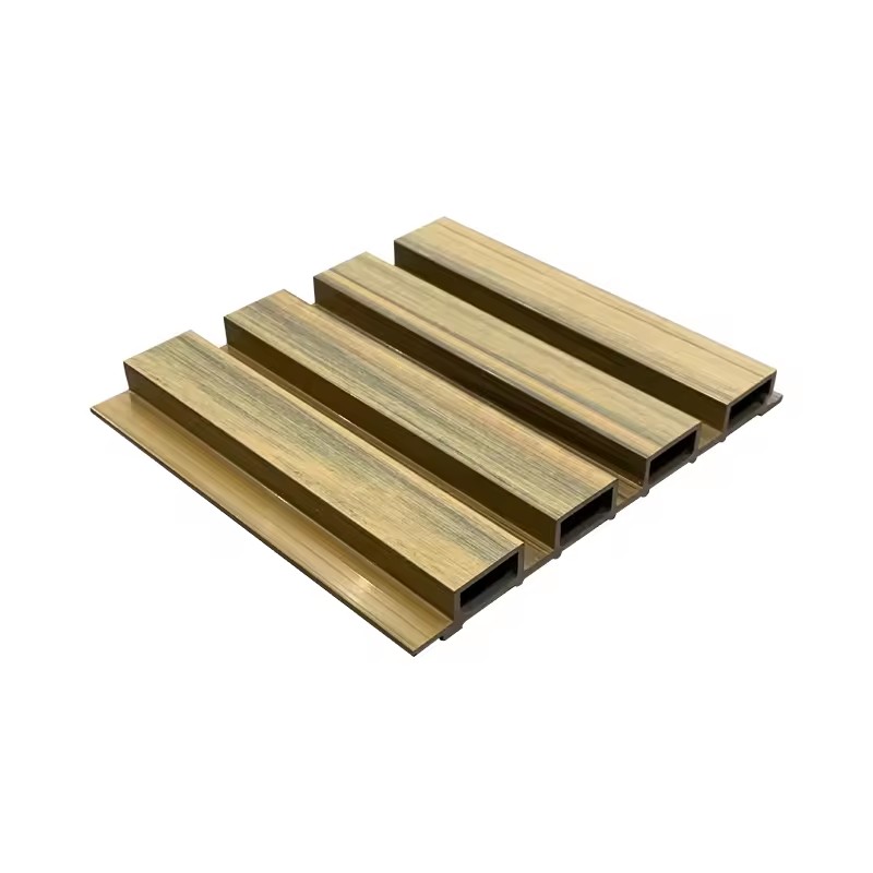 Wholesale Outdoor Lightweight New Material Cladding Capped ASA Co-Extrusion Wall Cladding Exterior Wall Panel