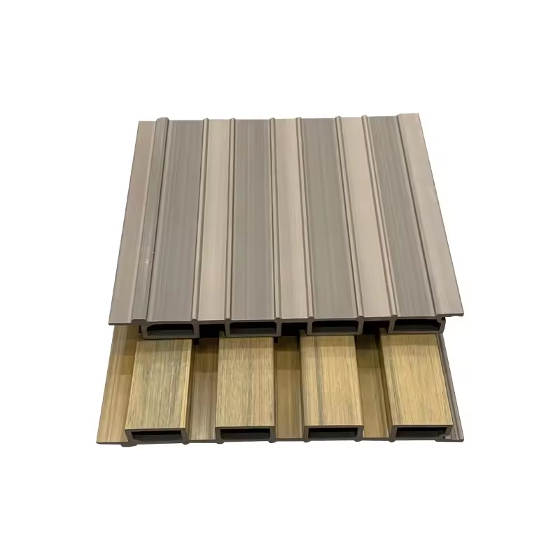 Wholesale Outdoor Lightweight New Material Cladding Capped ASA Co-Extrusion Wall Cladding Exterior Wall Panel