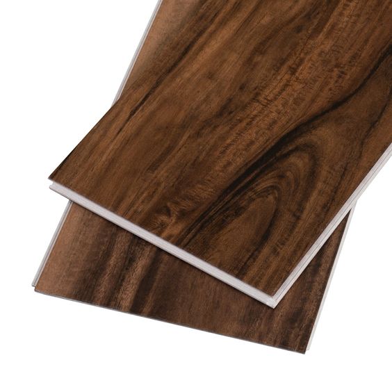 Light Saddlewood Color Waterproof Non-Slip SPC Vinyl Flooring 